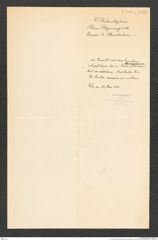 k.k. naturhistorisches Hofmuseum, Intendanzakten 1885-1896 (Hauer), Aktenzahl Z.311.a/1888, Seite 2